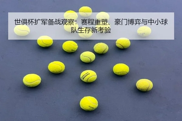 世俱杯扩军备战观察：赛程重塑、豪门博弈与中小球队生存新考验（dbbuyu）